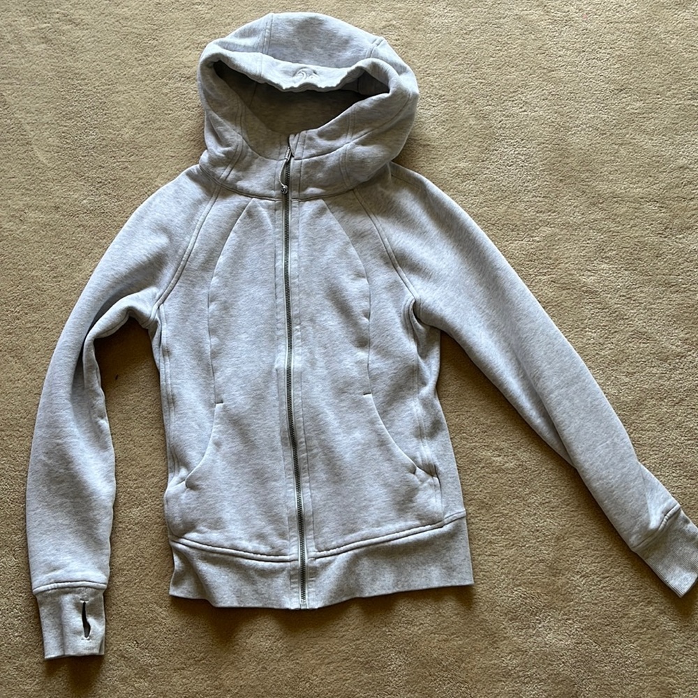 nwot lululemon full zip scuba